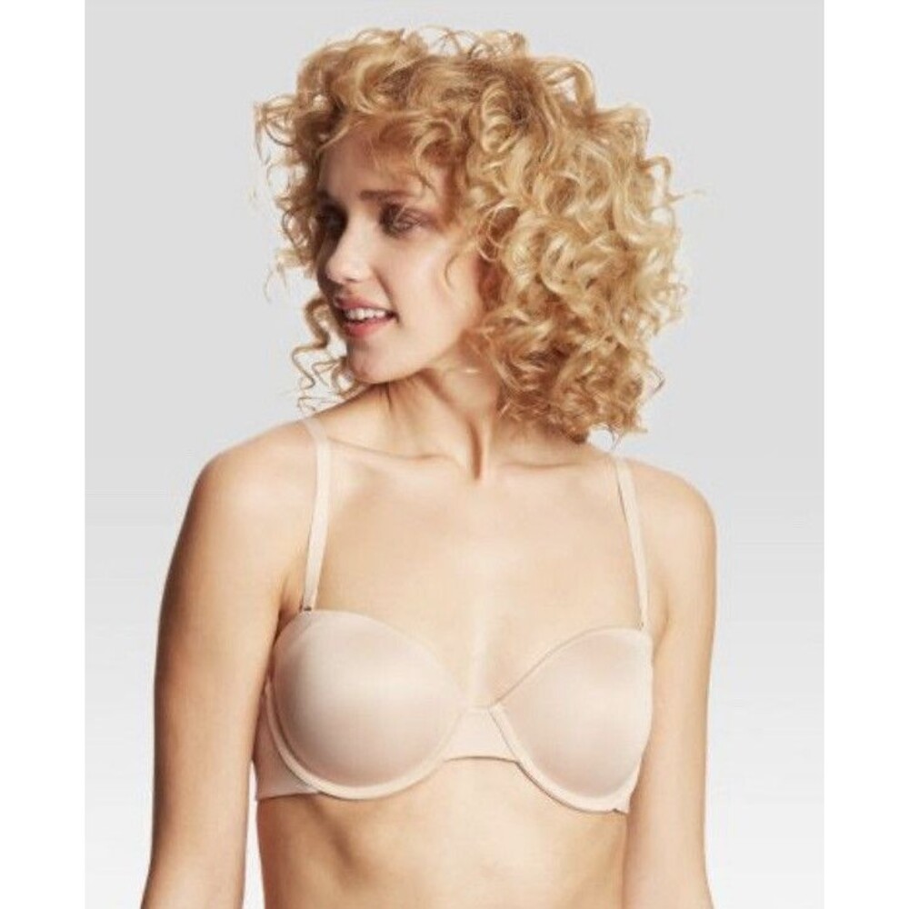 Maidenform Self Expressions Side Smoothing Convertible Bra Beige Size 34D